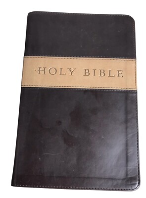 Holy Bible Tyndale New Living Translation 2013 Leather Like Brown Softcover -image