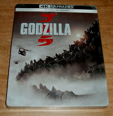 Godzilla 4K UHD + Blu-Ray New Steelbook Action Adventures-image