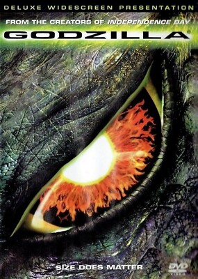 Godzilla (1998) DVD Deluxe, Widescreen Edition W/ Booklet-image