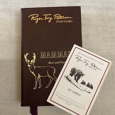 Easton Press Roger Peterson Field Guide MAMMALS Leather Gilt-image