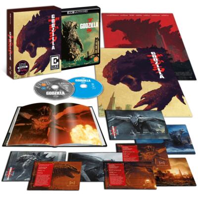 Godzilla 4k UHD Limited Collectors Edition Import (France)-image