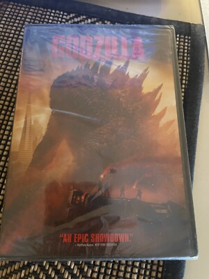 Godzilla (DVD, 2014) Ken Watanabe Bryan Cranston Elizabeth Olsen NEW SEALED. Mo2-image