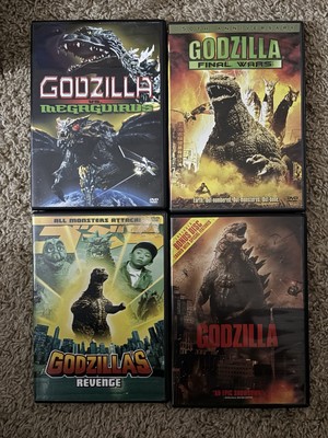 4 Godzilla DVDS Godzilla vs Megaguirus, Final Wars, Revenge, Godzilla-image