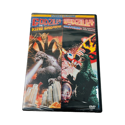 Godzilla Vs. Mothra/Godzilla Vs. King Ghidora (DVD, 1998, Closed Caption) New-image