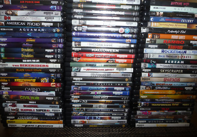 UPDATED 4/1/25 - 4K movies pick & choose LOT (4K Ultra HD) NICE discs-image