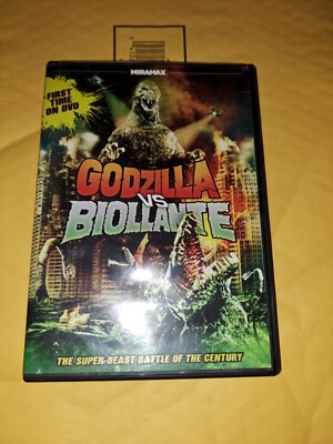 Godzilla vs. Biollante (DVD, 2012) Miramax Action Sci-Fi Classic RARE OOP-image
