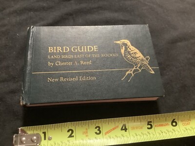 Bird Guide: Land Birds East of the Rockies Revised 1951 Chester A Reed HC VTG-image