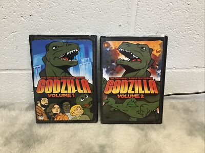 Godzilla: The Original Animated Series Vol. 1 + Vol. 2 (DVD, 2007) Toho-image