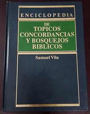Enciclopedia de Topicos, Concordancias y Bosquejos Biblicos (1989, Hardcover)-image