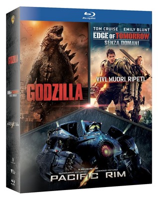 Godzilla, Edge Of Tomorrow, Pacific Rim (Box 3 Br) (Blu-ray) Cruise (UK IMPORT)-image