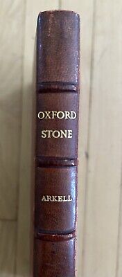 OXFORD STONE W J Arkell 1st Edition VG+ 3/4 Leather Bound-image