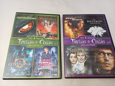 The 4 Movie Trills And Chills Volume 2 And 5 DVD Godzilla Covenant Secret Window-image