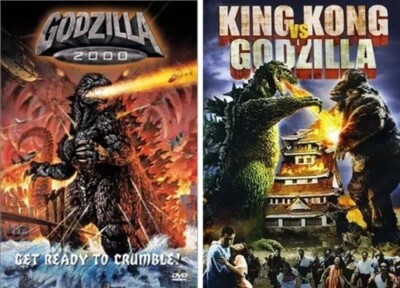 Godzilla 2000 & Godzilla vs King Kong  (DVD 273) NEW-image