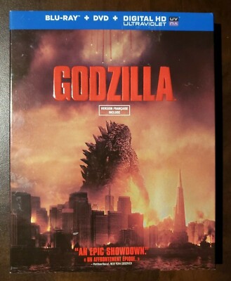 Godzilla Bluray + DVD + Digital (2014)-image