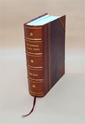 The Kimball Family News 1903 [Leather Bound]-image
