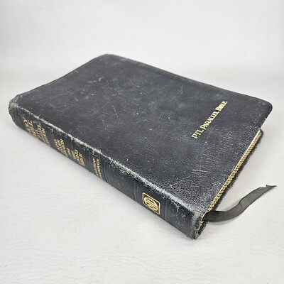Holy Bible PTL Parallel Edition KJV Large Print Concordance 1984 Living Bible-image
