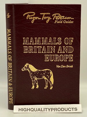 Easton Press Roger Tory Peterson Field Guide MAMMALS OF BRTAIN AND EUROPE Leathr-image
