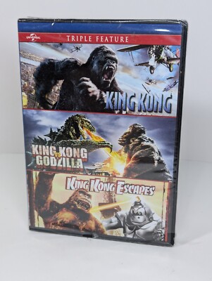 Universal King Kong, King Kong vs Godzilla, King Kong Escapes Movie DVD-image