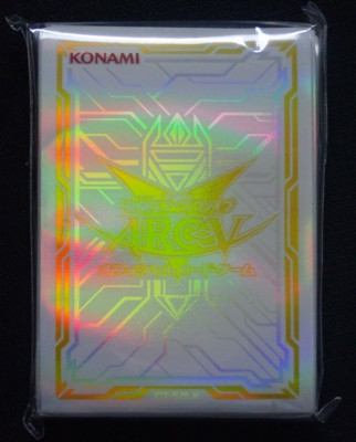 YUGIOH ARC-V DIMENSION BOX JAPANESE TRADING CARD GAME SLEEVES - NEW SEALED 60 PC-image