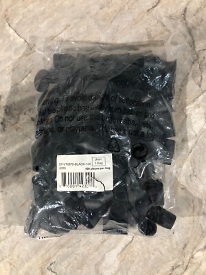 Folding Chair V-Tip Stabilizer Caps (100 Pack) - Fits 7/8