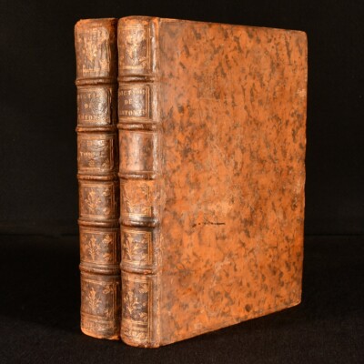 1743 2Vols Dictionaire Italien Latin Et Francois Annibale Antonini Very Scarc...-image