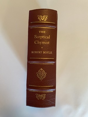 The Sceptical Chymist by Robert Boyle Special Edition Leather Bound Hardcover-image