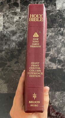 Holy Bible NKJV Dictionary Concordance Nelson 991BG 1982 Giant Print Edition-image