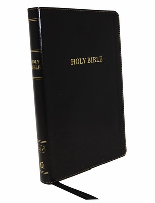 KJV Holy Bible: Large Print Thinline, Black Leathersoft, Red Letter, Comfort Pri-image