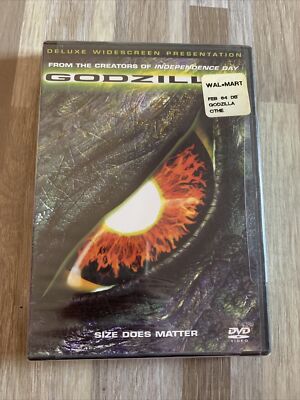 Godzilla (DVD, 1998) Deluxe Widescreen Presentation Monster Factory Sealed-image