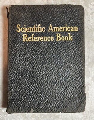Scientific American Reference Book by Hopkins, Albert A Antique Book. VG/Leather-image