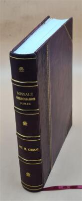 Missale Ambrosianum Duplex (Proprium De Tempore) Editt. Puteobon [Leather Bound]-image