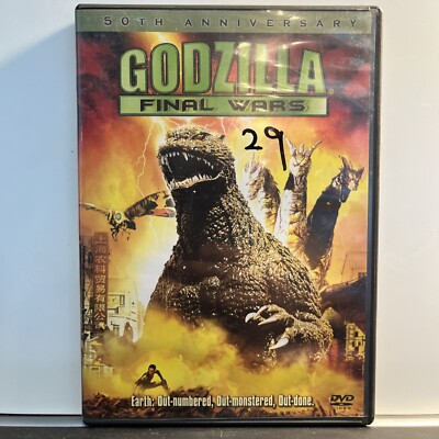 GODZILLA FINAL WARS 50th ANNIVERSARY 2004/05  DVD MOVIE PRE OWNED TESTED -image