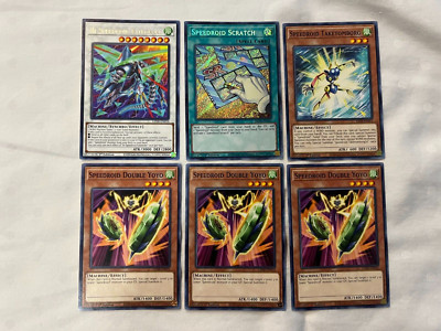 SPEEDROID DOUBLE YOYO x3 SPEEDROID SCRATCH TAKETOMBORG KITEDRAKE! YUGO ARC V!-image