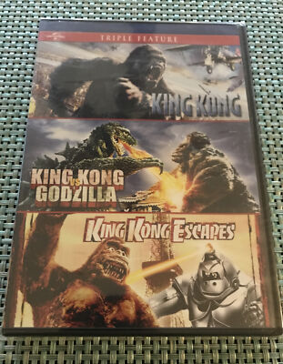 King Kong / King Kong vs Godzilla / King Kong Escapes (DVD, 2014) Sealed New!!-image