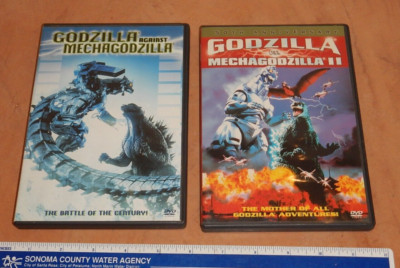 2 GODZILLA DVDs, GODZILLA VS MECHAGODZILLA & GODZILLA VS MECHAGODZILLA II-image