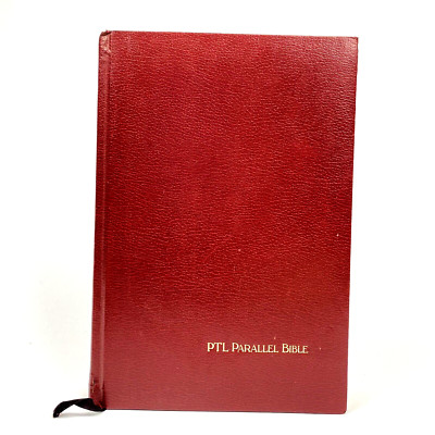 Holy Bible PTL Parallel Edition 1983 First Print King James & The Living Bible-image