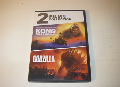 KONG SKULL ISLAND AND GODZILLA 2 FILM COLLECTION DVD MOVIE A3719-image
