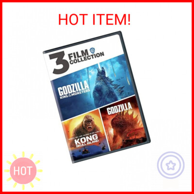 Godzilla/Godzilla: KOTM/Kong: Skull Island (DVD)-image