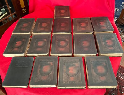 1916 Elbert Hubbard Little Journeys 14 Volume Set 1926 Guide-image