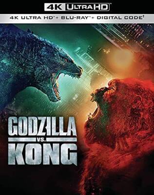 Godzilla vs Kong (4K Ultra HD  Blu-ray  Digital) - Blu-ray - VERY GOOD-image