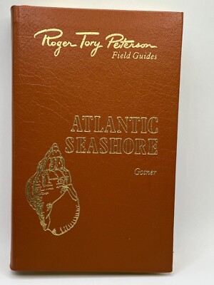 Easton Press Peterson Field Guide ATLANTIC SEAWEEDS INVERTEBRATES Leather Bound-image