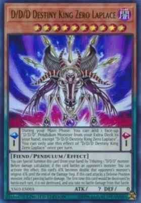 D/D/D Destiny King Zero Laplace - YA03-EN001 - Ultra Rare - Limited Edition-image