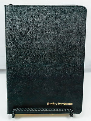 NIV Life Application Study Bible 1997 Black Bonded Leather Red Letter Zondervan-image