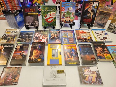 Sealed Watermarks VHS Cassette Tape DVD Blu-ray Movie Music CD's + More - U Pick-image