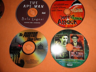 Monster Movie DVD lot Godzilla Kong Monsters Terror Attack Ape Man -image