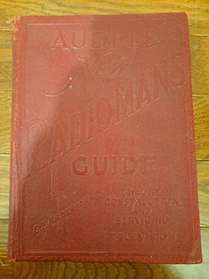 Audels New Radiomans Guide. 1942. Soft Leather.-image