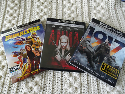 Assorted ACTION DRAMA 4K/blu-ray movies never watched YOU CHOOSE no digital-image