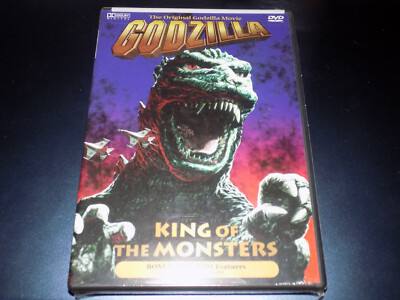 GODZILLA KING OF THE MONSTERS Original Classic Movie Japan Monster Burr DVD NEW-image
