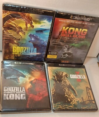 Godzilla 2014 -King of the Monsters -Godzilla v Kong -Kong: Skull Island -4K NEW-image