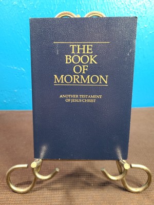 The Book Of Mormon - Another Testament of Jesus Christ (1981 Softcover, Blue)-image